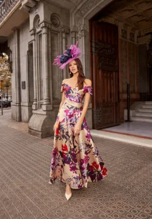 Veni Infantino 992513A - Gold/Berry Aubergine Print