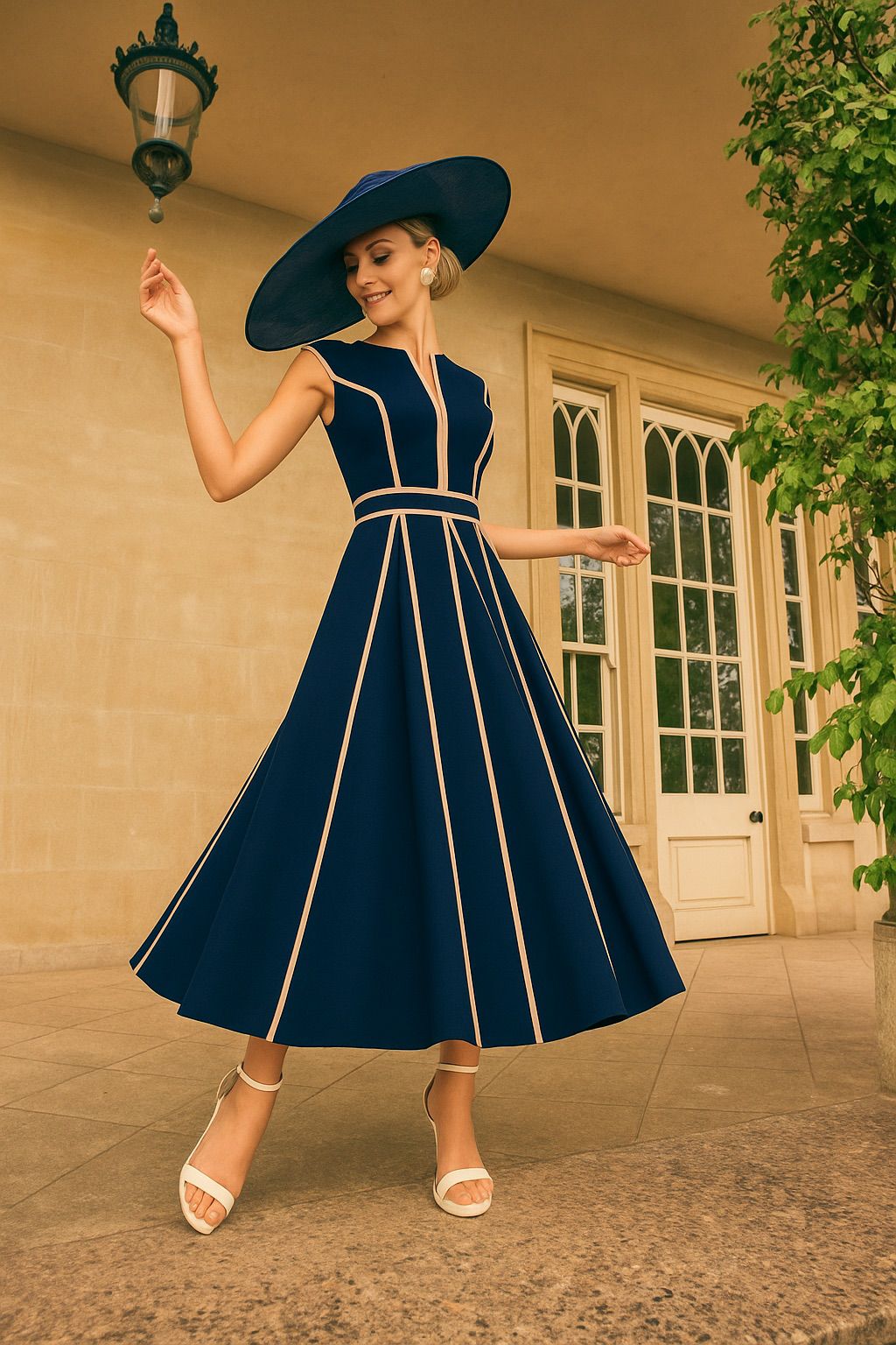 Veni – 992711 – Navy/Almond (Exclusive Colourway)